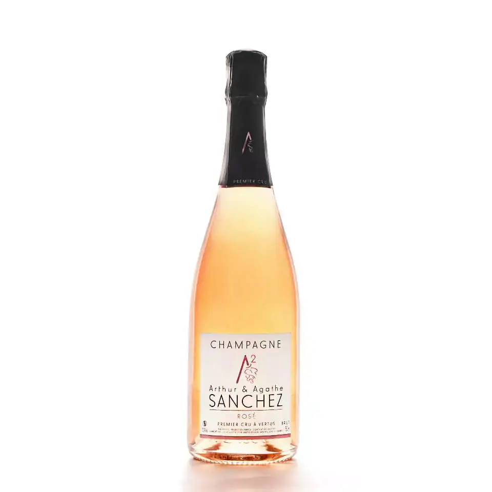 Champagne rosé en Alsace